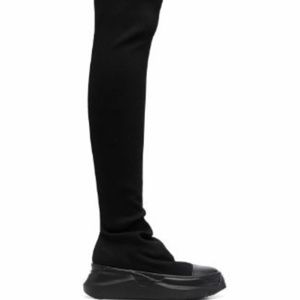 RICK OWENS DRKSHDW slip-on thigh-length boots